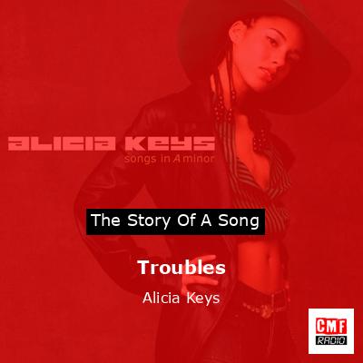 final cover Troubles Alicia Keys