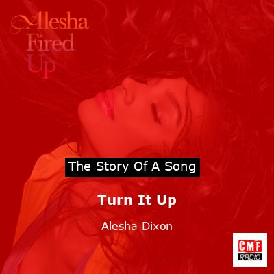 final cover Turn It Up Alesha Dixon