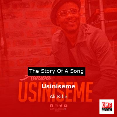 Usiniseme – Ali Kiba