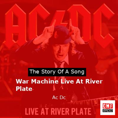 final cover War Machine Live At River Plate Ac Dc