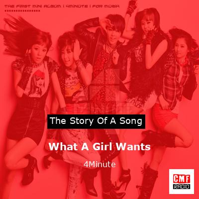 final cover What A Girl Wants 4Minute