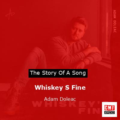 final cover Whiskey S Fine Adam Doleac