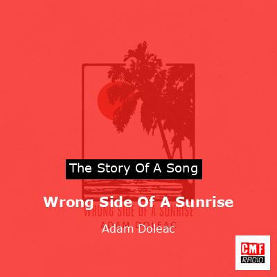 final cover Wrong Side Of A Sunrise Adam Doleac