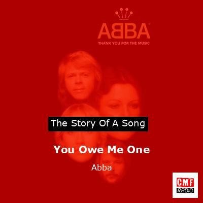 final cover You Owe Me One Abba
