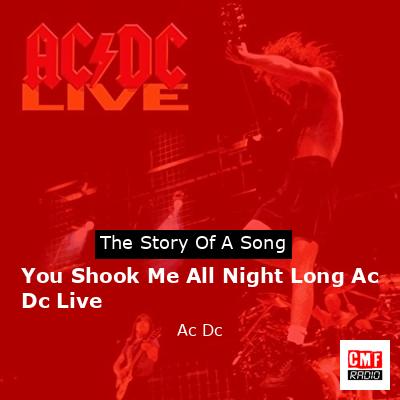 final cover You Shook Me All Night Long Ac Dc Live Ac Dc