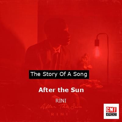final cover After the Sun RINI