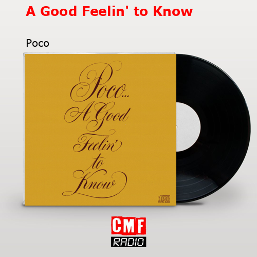 final cover A Good Feelin to Know Poco