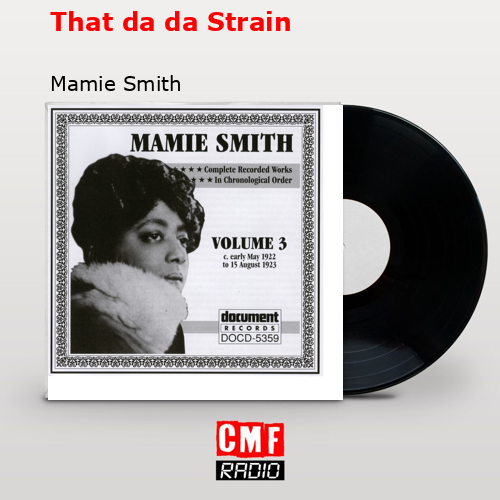 final cover That da da Strain Mamie Smith