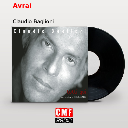 final cover Avrai Claudio Baglioni