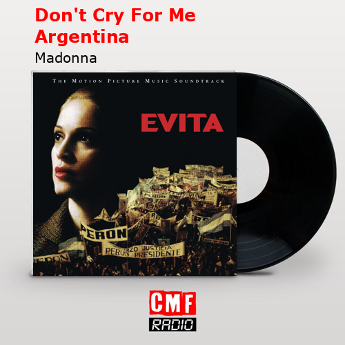 final cover Dont Cry For Me Argentina Madonna