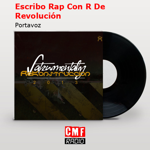 final cover Escribo Rap Con R De Revolucion Portavoz