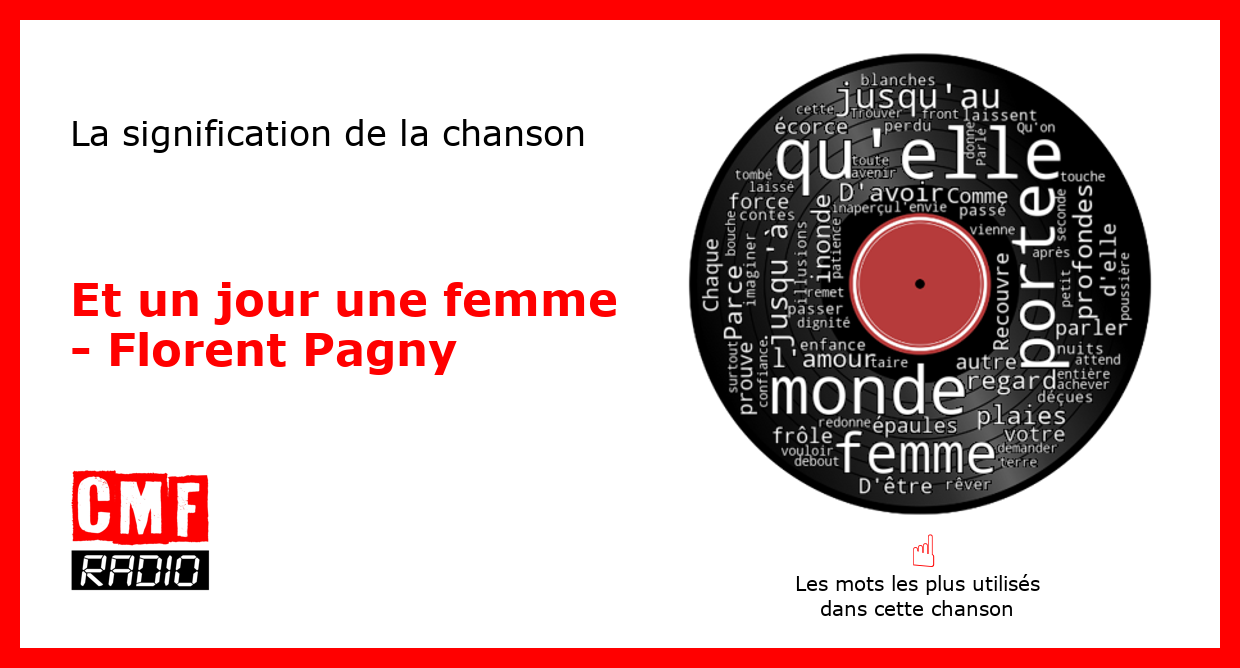 Histoire de la chanson Et un jour une femme Florent Pagny