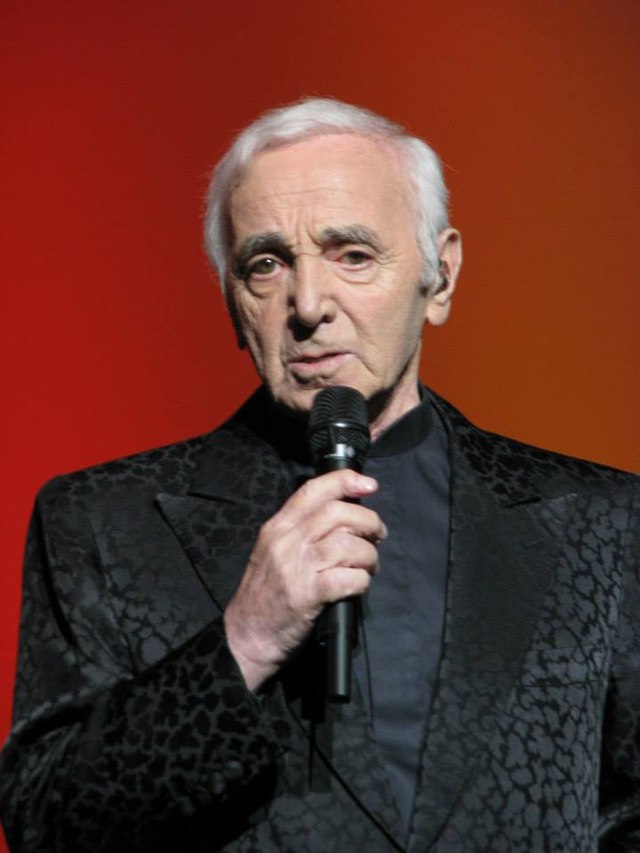 Charles Aznavour portrait