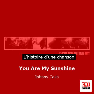 You Are My Sunshine – Johnny Cash