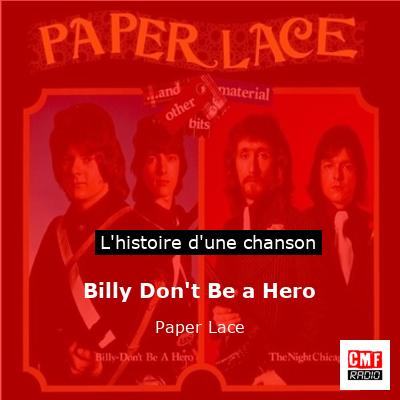 Billy Don't Be a Hero - Paper Lace