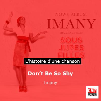 Don’t Be So Shy - Imany