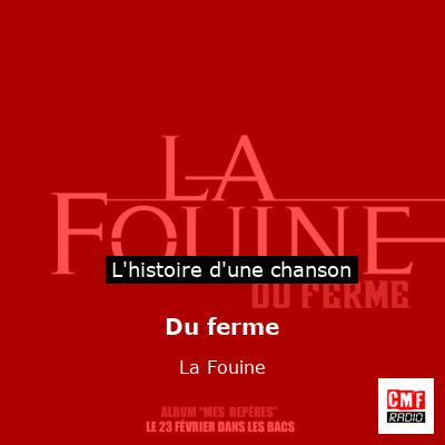 Du ferme – La Fouine