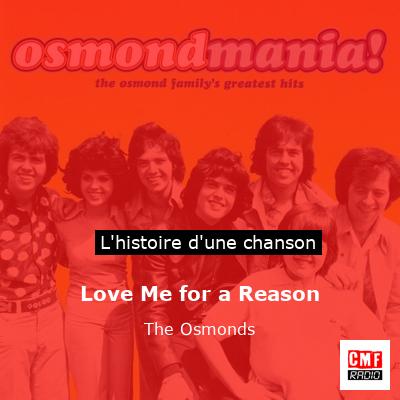 Love Me for a Reason – The Osmonds