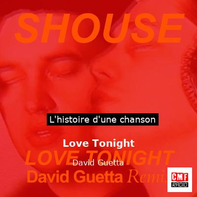 Love Tonight  – David Guetta