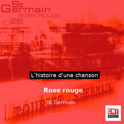 Rose rouge - St Germain