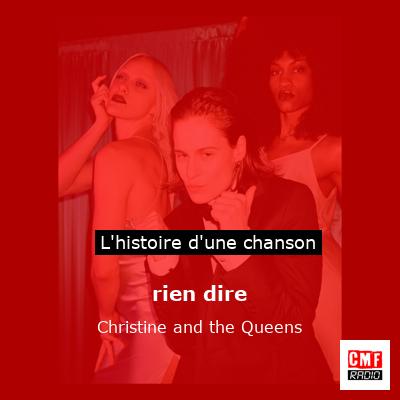 rien dire - Christine and the Queens
