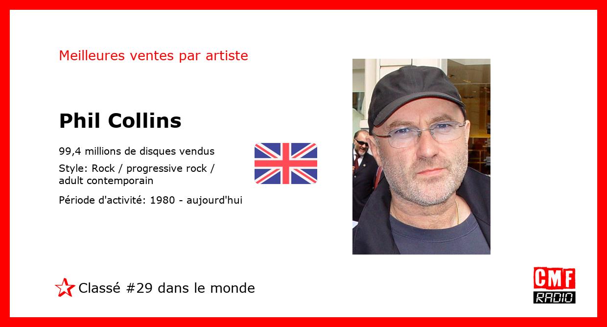 Top Selling Artist - Phil Collins