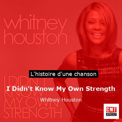 Histoire d'une chanson I Didn't Know My Own Strength - Whitney Houston