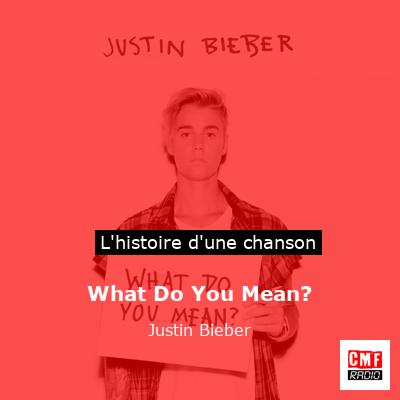 Histoire d'une chanson What Do You Mean? - Justin Bieber