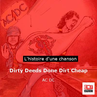 Histoire d'une chanson Dirty Deeds Done Dirt Cheap - AC DC