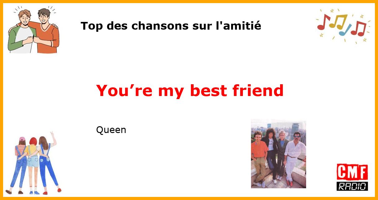 Top des chansons sur l'amitié: You’re my best friend - Queen
