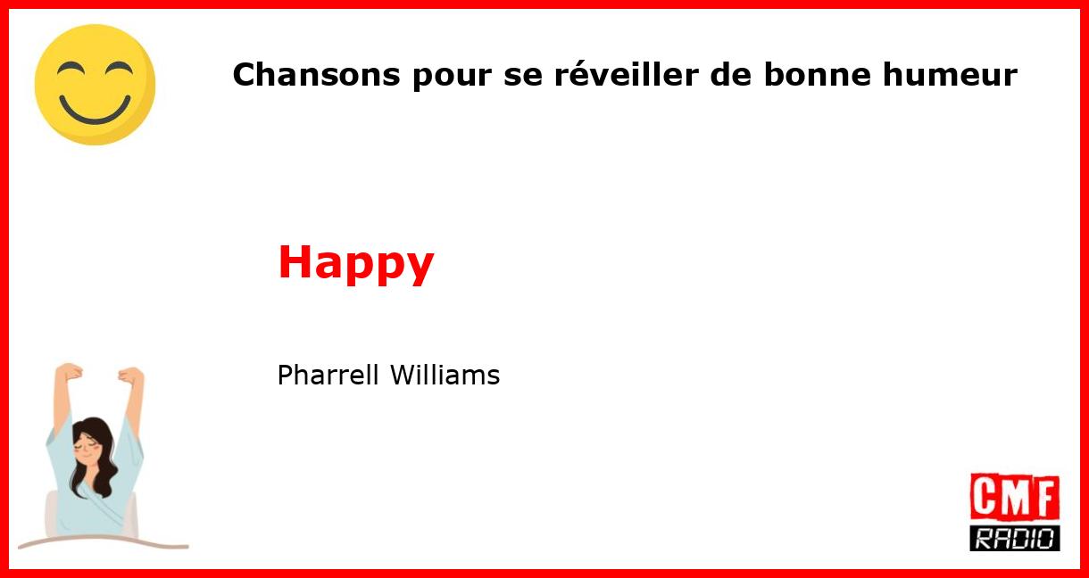 Chansons pour se réveiller de bonne humeur: Happy - Pharrell Williams