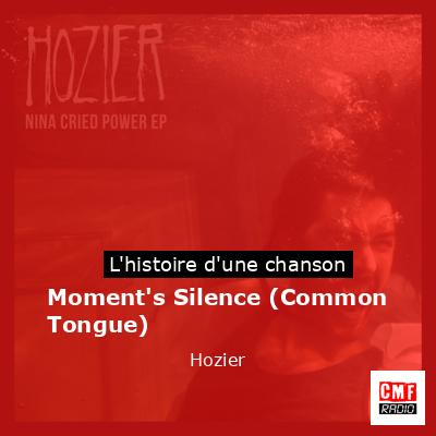 Histoire d'une chanson Moment's Silence (Common Tongue) - Hozier