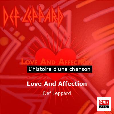 Histoire d'une chanson Love And Affection - Def Leppard