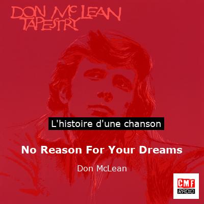 Histoire d'une chanson No Reason For Your Dreams - Don McLean