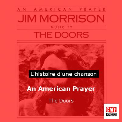 Histoire d'une chanson An American Prayer - The Doors
