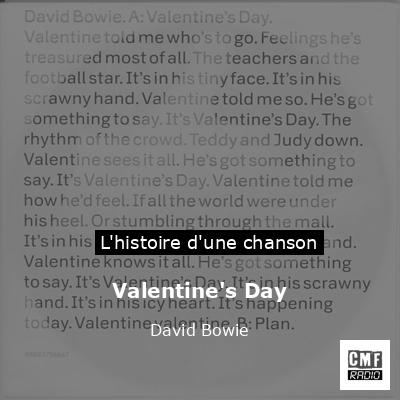Histoire d'une chanson Valentine's Day - David Bowie