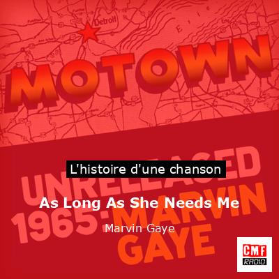 Histoire d'une chanson As Long As She Needs Me - Marvin Gaye