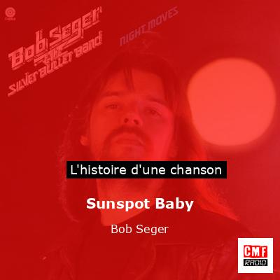 Histoire d'une chanson Sunspot Baby - Bob Seger