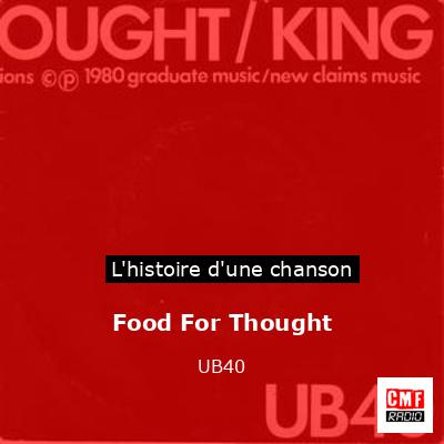 Histoire d'une chanson Food For Thought - UB40