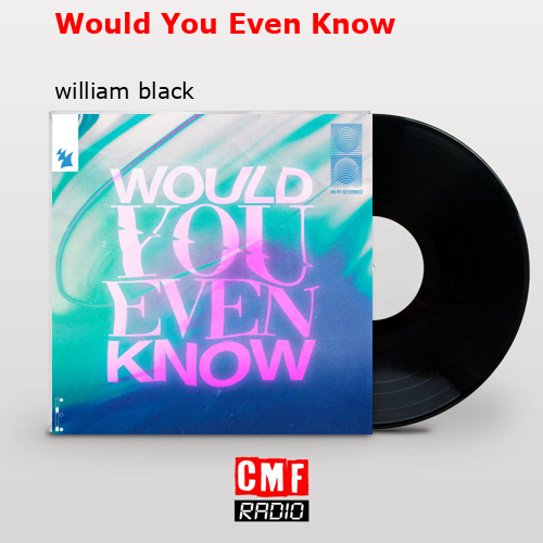 final cover Would You Even Know william black