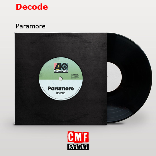 final cover Decode Paramore