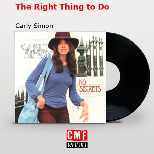 final cover The Right Thing to Do Carly Simon